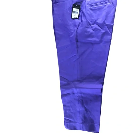 Nue Options Women’s Purple Pants – Size 12 Long – 32” Inseam – Slim Fit - Picture 3 of 10